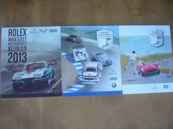 Rolex/Monterey Motorsport Reunion Programs
