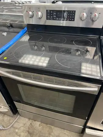 Samsung stainless steel glasstop stove
