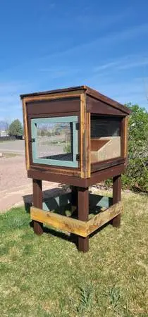 CUSTOM BUILD-RABBIT/ANIMAL/BIRD HUTCHES DOUBLE DOOR DETACHABLE BASES