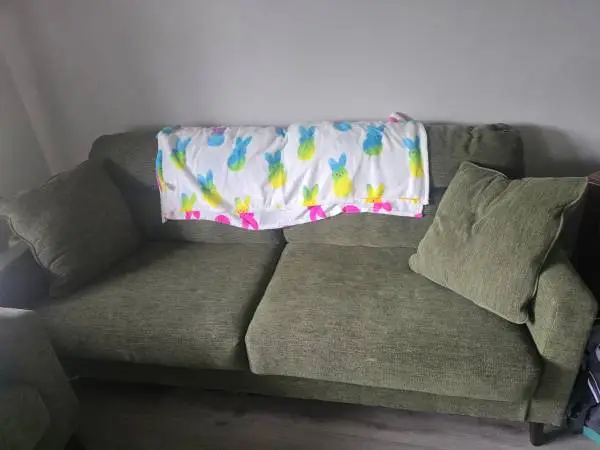 Green couch
