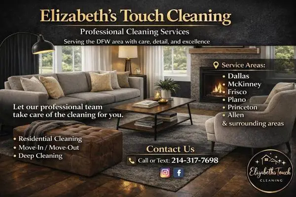 💎Elizabeth Touch . House Cleaning, Deep Cleaning, Move Out and more