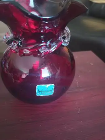 Viking glass vase