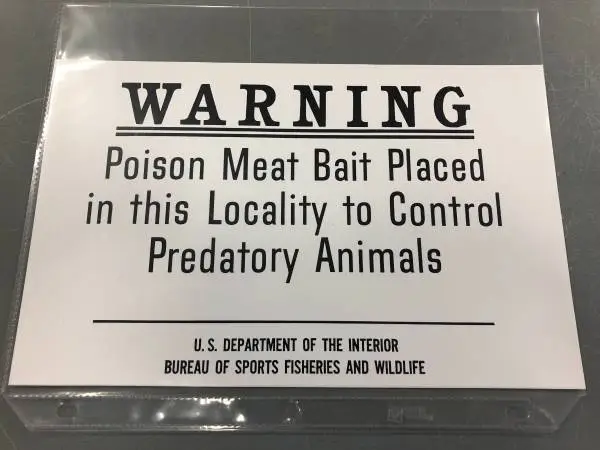 VINTAGE WARNING SIGNS
