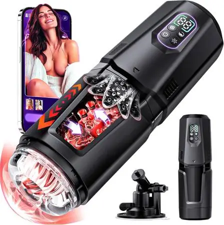 Male Sex Toys for Men - AI Sync Male Masturbator Stroker Adult Toys wi