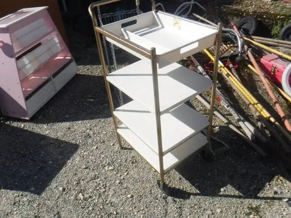 Utility Cart with 4 Shelves
