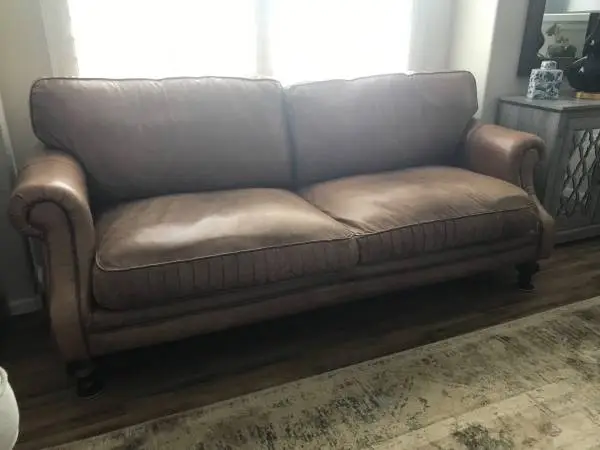 FREE Real leather sofa