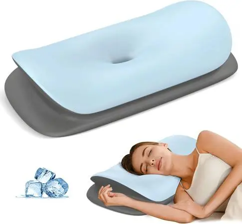 Cervical Neck Pillow for Pain Relief - Pillow for Neck Support Sleepin