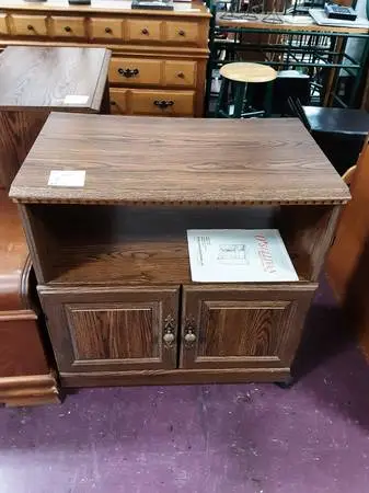 Oak microwave Cart 10434