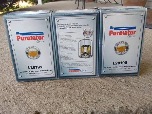 3 Purolator Oil Filters L20195