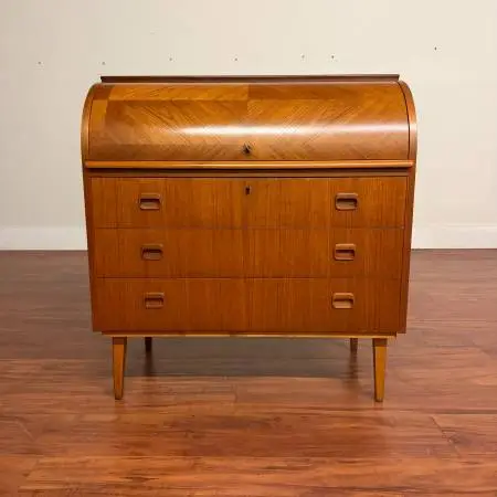 2 Different Vintage Secretary Desks, Mid Century Modern & More