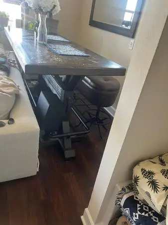 Dining Room Table and Bench Seats