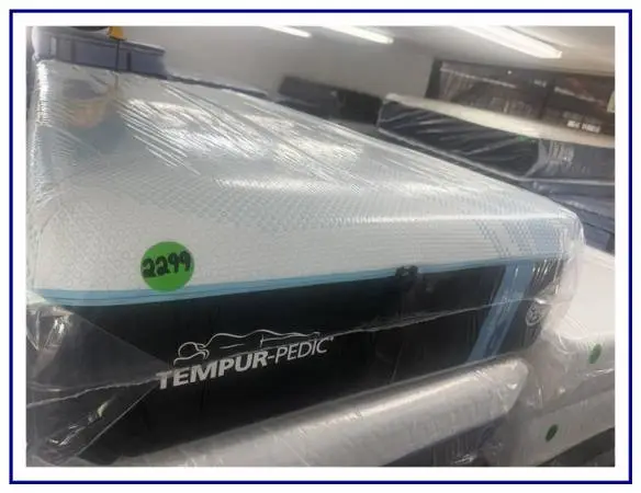TWIN XL TEMPURPEDIC LUXEBREEZE (SOFT) MATTRESS & BOX SPRING BED