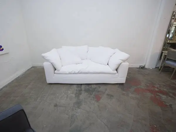 Restoration Hardware Luxe Cloud Slipcover Sofa As-Is $1,899.00 84 W x