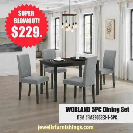 WORLAND 5PC Dining Set