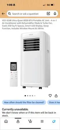 Brand new window air conditioner