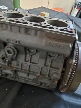 Kubota Engine Block with crankshaft