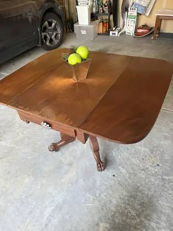 REDUCED! Antique Multi-Use Drop Leaf Console Entry Table Dining Office