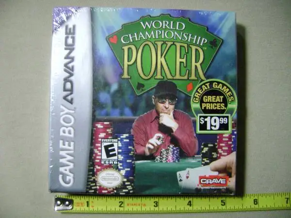 “World Championship Poker” (2004) for GBA (Game Boy Advance) (NEW,