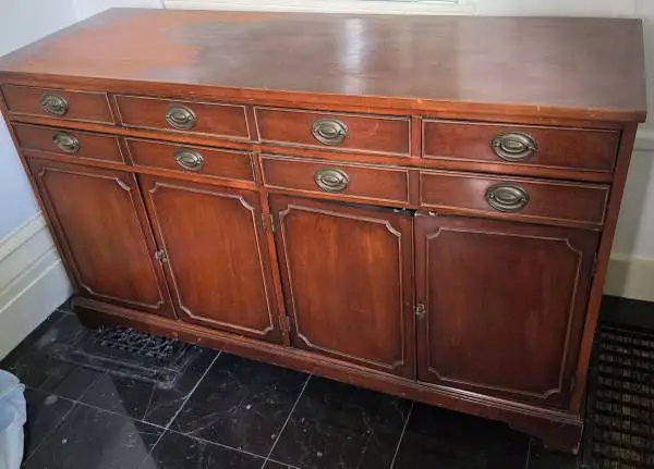 Wooden Buffet - Four Drawer