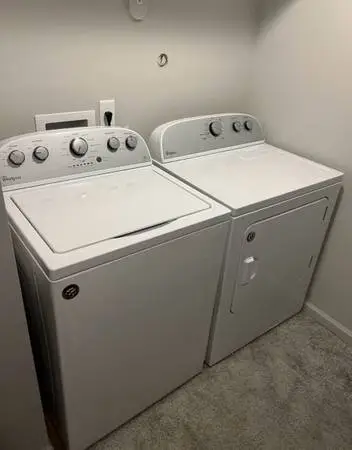 Washer and dryer set super clean new model