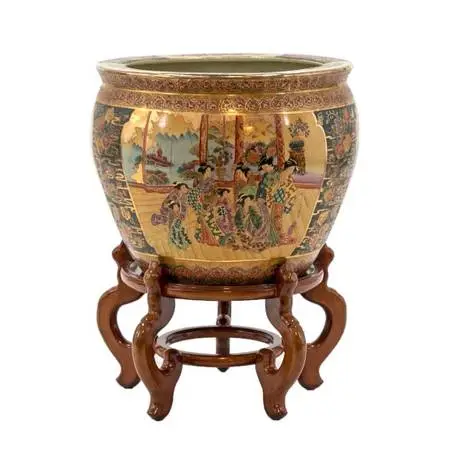 Satsuma Fish Bowl Planter