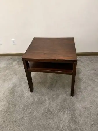 Wooden side table
