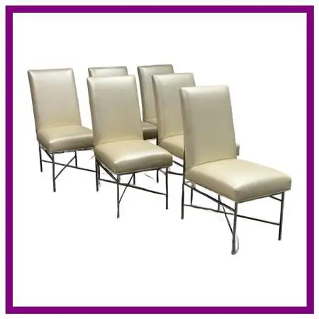 Michael Weiss For Vanguard Boswell Side Chairs, Set Of Six