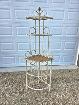 5 Tier Metal Corner Shelf