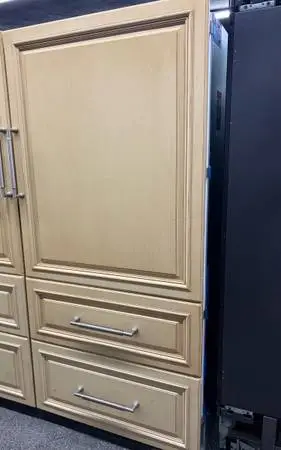 Panel-Ready Fridge with Double Freezer Right Hinge