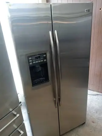 ★GE Profile stainless steel side by side refrigerator