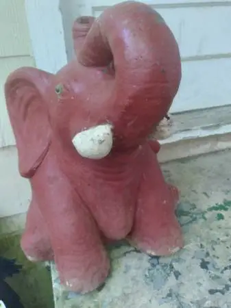 Roll Tide! Big Al Concrete Yard Sprinkler/Fountain