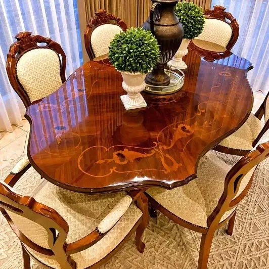 DINING TABLE AND CHAIRS SUITE