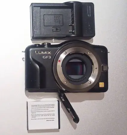 Panasonic LUMIX DMC-GF3 12.1MP Digital Camera - Black (Body Only)
