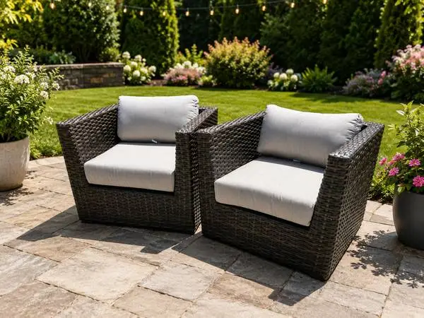 New quality 2pc outdoor patio furniture set sunbrella