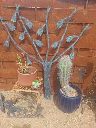 Tree of life wall hanging sculpture metal art