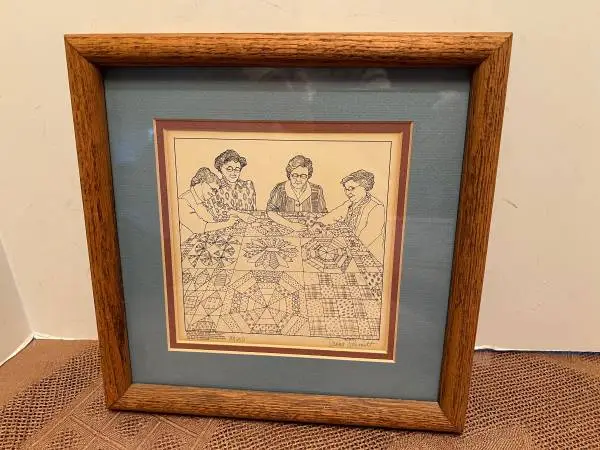QUILTERS Limited Ed Print 1980 Diana Schmidt.