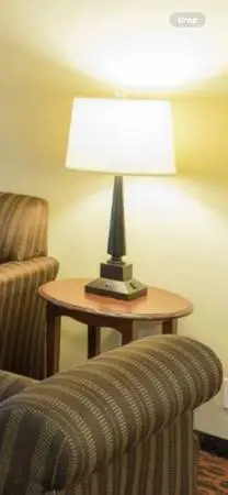 Dark Solid Wood Round Cocktail Tables