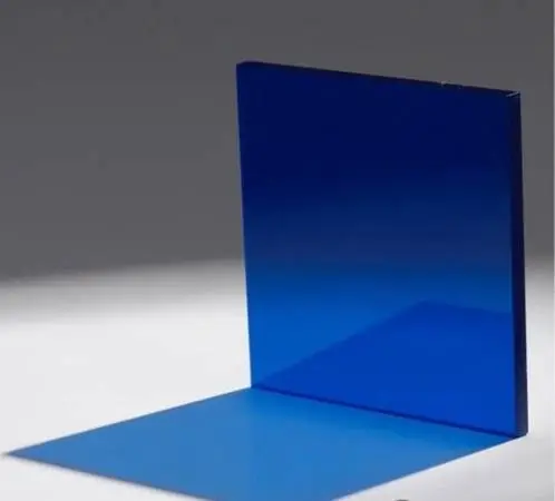 2 sheets of clear blue plexiglass cast acrylic 24X48 1/8 thick