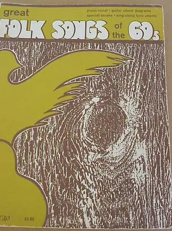 Great Folk Songs of the 60s Music Book