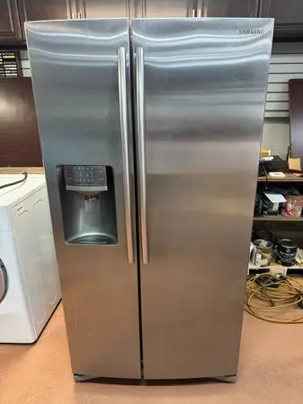 Samsung Side by Side Refrigerator 26 Cu Ft Stainless Steel