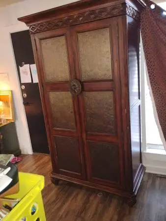 GORGEOUS SOLID WOOD ARMOIRE