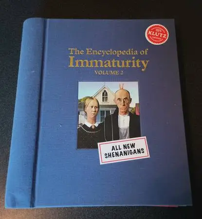 Klutz Encyclopedia of Immaturity Vol 2 Skills Activities Adults & Kids