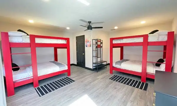 Custom-Made Wood Full Bunk Beds