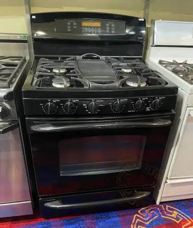 Ge Black Dual fuel Range