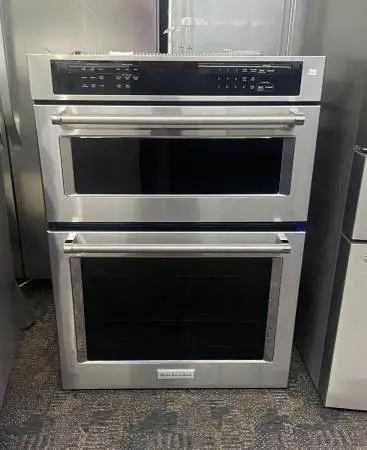 Kitchenaid 30” Wall combo Oven Stainless Steel like  new