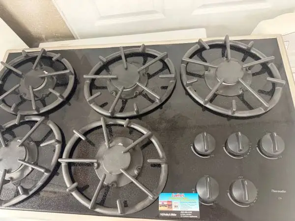 Thermador cooktop gas electric ignition