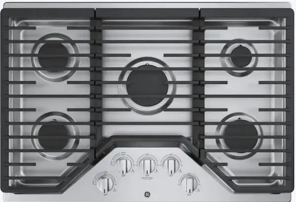 GE Stainless Cooktop