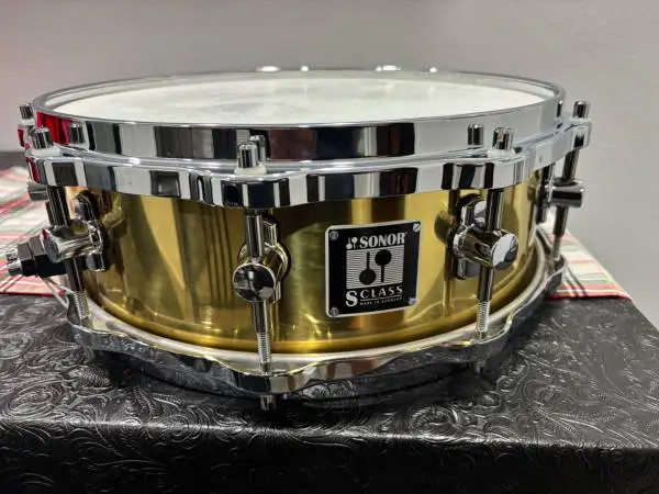 SONOR S CLASS BRASS SNARE DRUM