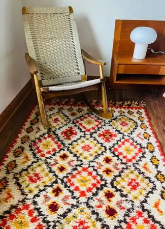 Large MCM Rya Rug
