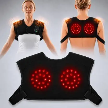 [NEW] Shoulder Vibration Massager / Heated Upper Back Brace